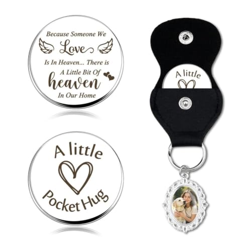 Memorial Sympathy Gifts for Loss of Loved One Grief Photo Frame Pocket Hug - color: Photh Heaven