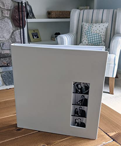 2x6 Strip Album, White Cover White Pages, 2 Gel Pens, 10pk - color: White, size: 10