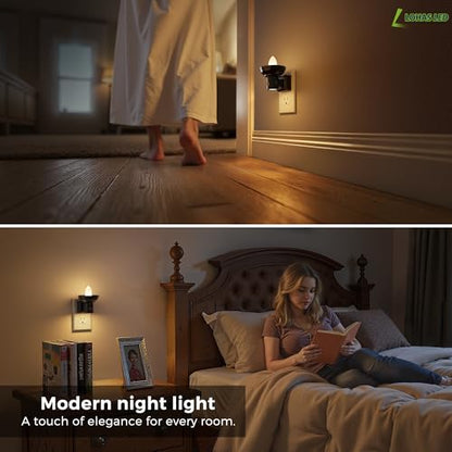 L LOHAS LED Night Light, 2 Pack Night Lights Plug into Wall - color: Barn, size: 2 Pack