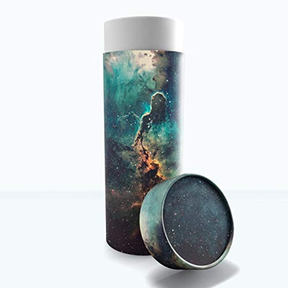 Supernova Scattering Urn for Human Ashes - Eco Friendly Biodegradable - Adult Cremation Urn - color: Supernova, size: Small 8.5"x3"