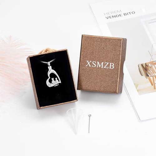XSMZB Heart Paw Pet Cremation Jewelry for Ashes Cute Cat Memorial Urn Necklace for Women Men Pendant Ashes Holder Keepsake Jewelry - color: Silver