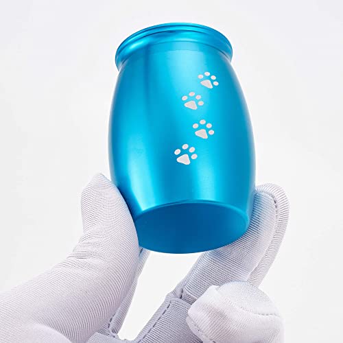 Small Pet Urns for Dog/Cats Ashes,Small Animal Urns for Ashes - color: Blue