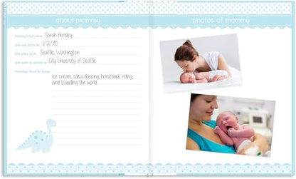 Lil’ Peach Blue Dream Big Baby Memory Book, First 5 Years Journal - style: Blue Dream Big