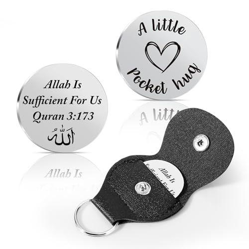 Pocket Hug Token 2026 Graduation Giftsfor her him Mothers Day Gifts for Mom Thank You Gift for Her Him - color: Allah is Sufficient for Us