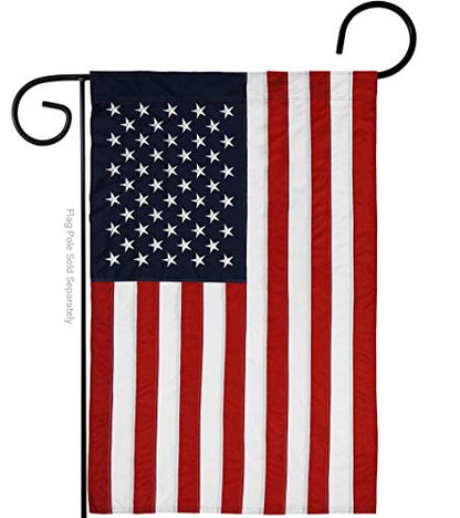 Mother In Heaven Garden Flag - Pack Family Mother's Day Mom Mama Grandma Love Flowers Parent Sibling Relatives Grandparent USA Applique - House Banner Small Yard Gift Double-Sided Made 13 X 18.5 - color: USA Flag Cemetery Decor Made In USA