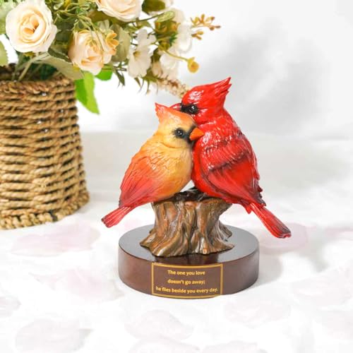 Tian Zhun Cardinal Memorial Gifts Sympathy Gifts for Loss of Loved One Husband Wife Bereavement Gift Cardinal Figurine Statue