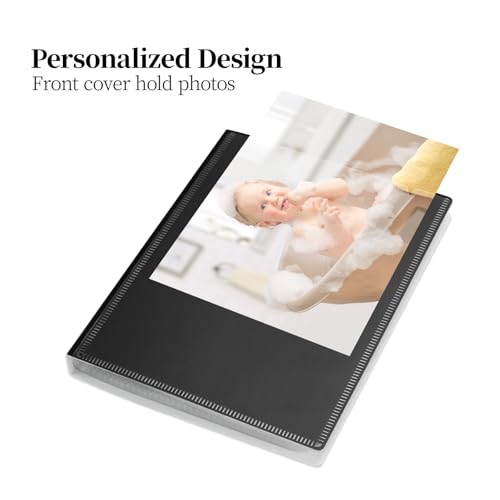 Vienrose Small Photo Album 6 Pack 5x7 Holds 52 Photos Each Black - color: Black, size: 5x7 (3 PK)