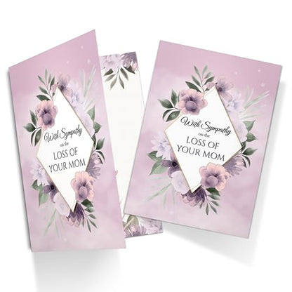 Sympathy Card for Loss of Mom or Mother with Printed Verse