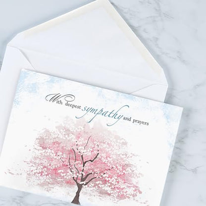 Current Condonlences Greeting Cards | Sympathy Comfort Faith, 8 Count, 4 Designs, 5" x 7" Folded, Scripture Inside, Envelopes Included, Value Pack - color: Comfort Faith