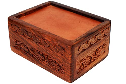 Wooden Pet Memorial Cremation Urns for Ashes Pet Urn Wood Keepsake Paw Box Urns for Cat Dogs Ashes | Cat Memorials