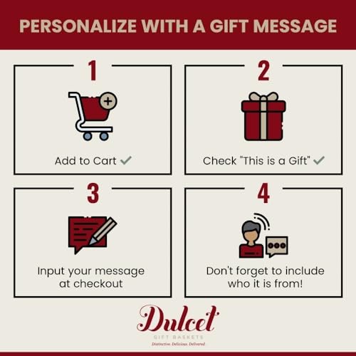 Mothers Day Gift Baskets for Mother-in-Law — Gourmet Food Gifts for Women, Mom, Daughter, Sister, Wife & Friend by Dulcet Gift Baskets - Personal Note Option Available - color: Mother's day