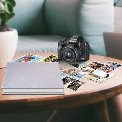 Fintie Photo Album 4x6 Photos - 600 Pockets Large Capacity Albums Book | Vegan Leather Cover, 4X6 Picture Keepsakes, Family/Wedding/Travel Memory Book, Baby/Kids/Boys/Girls Gift, White Gold - color: white gold