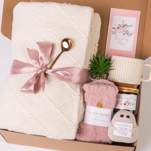 Get Well Gifts for Women, Sympathy Gifts Care Package for Women Get Well Soon Gift Basket for Sick Friends After Surgery Gifts Feel Better Gifts Thinking of You Gift