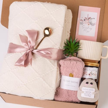 Get Well Gifts for Women, Sympathy Gifts Care Package for Women Get Well Soon Gift Basket for Sick Friends After Surgery Gifts Feel Better Gifts Thinking of You Gift