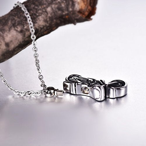 Motorcycle Cremation Jewelry Ashes Pendant Urn Necklace Memorial Keepsake - style: Necklace-motorcycle2