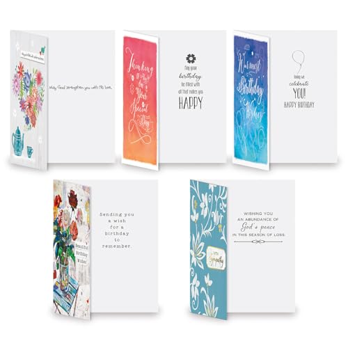 Current Greeting Cards with Matching Envelope Seals | Faith All Occasion, 20 Count, 5 x 7 Folded, Themed Holiday Card Value Pack, With envelopes - color: Faith