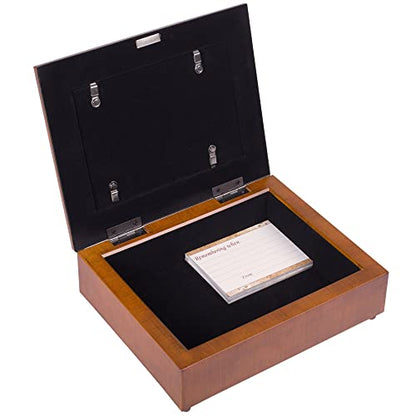 Cottage Garden in Memory Love Cherished Memories Woodgrain Embossed Remembrance Keepsake Box