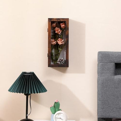 Muzilife 12.5x5 Shadow Box Picture Frame, 2.16 Deep, HD Glass, Honey Brown - color: Honey Brown, size: 12.5x5