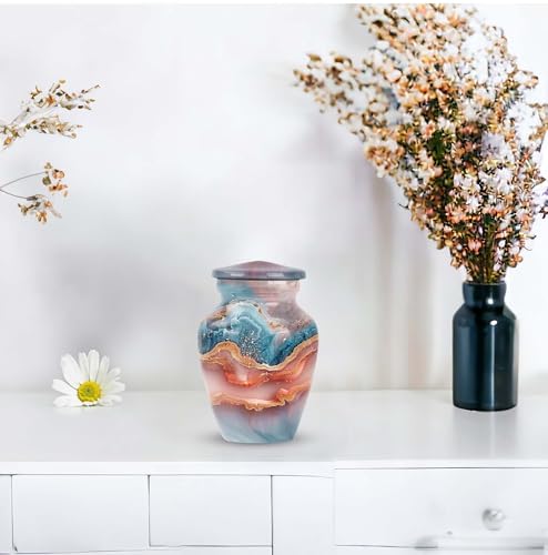 Celestial Harmony Keepsake Urn for Human Ashes - color: Celestial Harmony - Multi, size: 3 Inch - Pack of 1