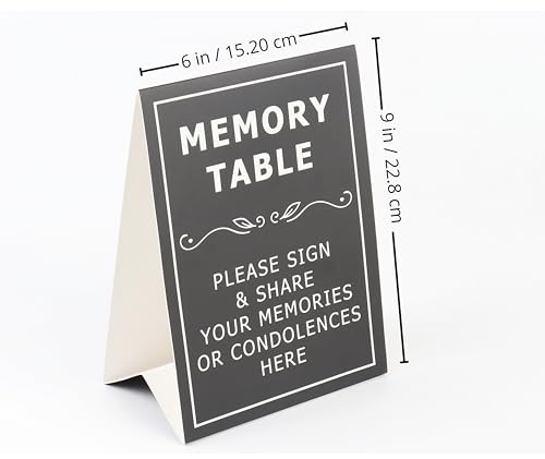 Funeral Guest Book Set- Guest Book for Memorial Service - Celebration of Life Guest Book - Funeral Guest Book for Memorial Service - Funeral Sign in Book for Guests - Memorial Service Guest Book