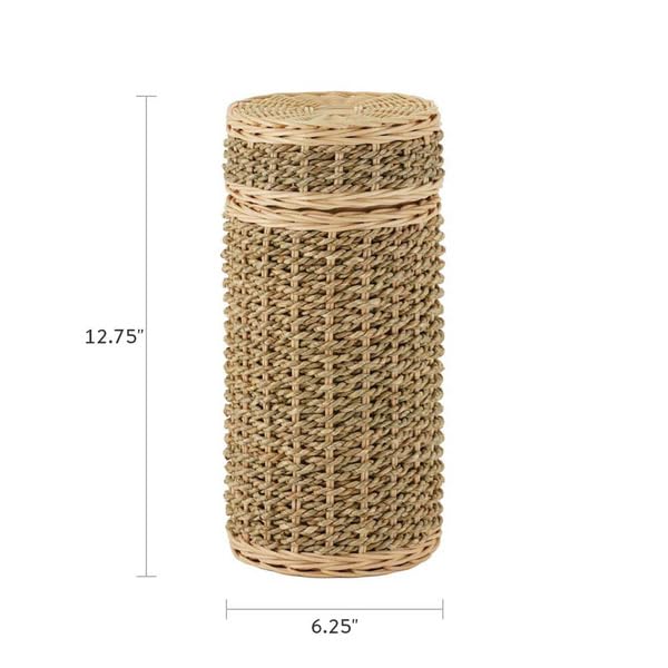 Woven Naturals Seagrass Scattering Urn for Ashes 200 Cubic inches - color: Seagrass