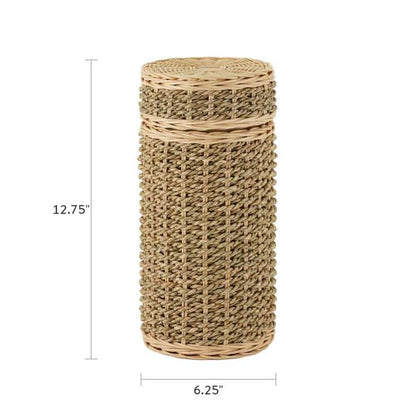 Woven Naturals Seagrass Scattering Urn for Ashes 200 Cubic inches - color: Seagrass