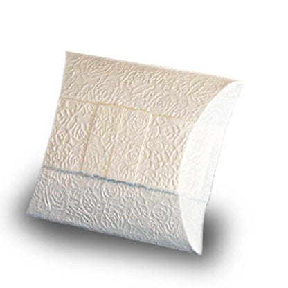 Paper Ideal for Water Burial - Medium - Holds Up to 60 Cubic Inches of Ashes - Pearl White Biodegradable Cremation Urn