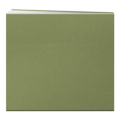 Pioneer 8 Inch by 8 Inch Postbound Fabric Frame Cover Memory Book, Sage Green - color: Sage Green, size: 8"x8"