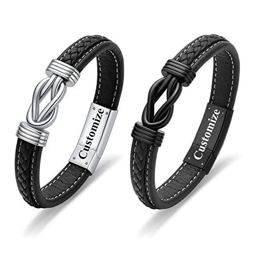 shajwo Infinity Cremation Bracelet for Ashes for Men - color: Customize