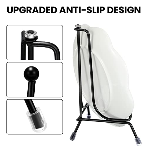 Chumia 18 Pcs Anti Slip Plate Stands for Display, Black, 4, 6, 8 Inch - size: 4, 6, 8 Inch