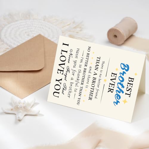Brother Birthday Card, Birthday Card for Brother - color: BK-125