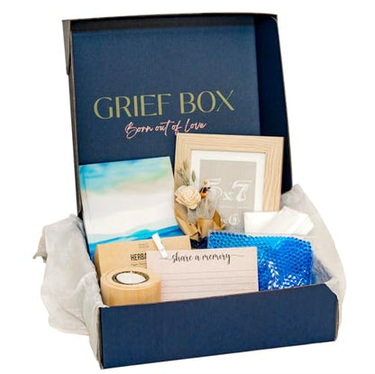 Grief Care Package for Loss of a Loved One, Sympathy Gift, Condolences, Bereavement, Memorial Gift for Funeral, Sorry for Your Loss of Dad Mom Sister Brother Daughter Son Friend