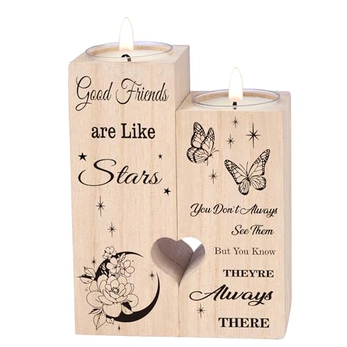 Friendship Gifts for Women, Gifts for Friends Best Friend Birthday Gifts Gifts for Women, Candlestick Creative Gifts - color: Gifts for Women