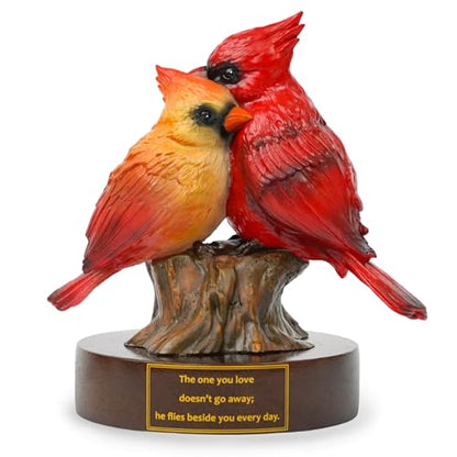 Tian Zhun Cardinal Memorial Gifts Sympathy Gifts for Loss of Loved One Husband Wife Bereavement Gift Cardinal Figurine Statue