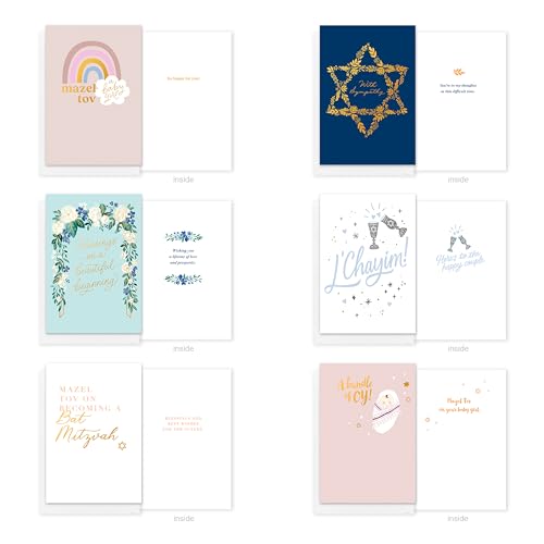 American Greetings Jewish Deluxe Boxed Card Assortment with Envelopes (32-Count) - color: JEWISH DELUXE BUNDLE