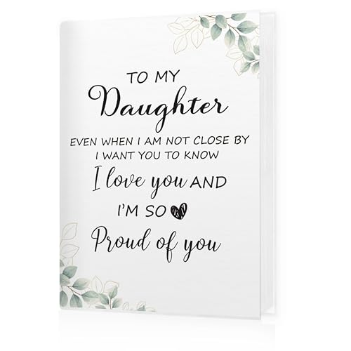 Daughter Gifts Photo Album 4x6, Daughter Gifts from Mom Dad, I Love You and I'm So Proud of You 18 Pockets Small Picture Memory Photo Album for Family Graduation Travel Vacation - color: Best Daughter