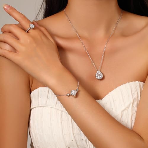 925 Sterling Silver Urn Bracelet for Ashes Women Cremation Jewelry | Memorial Keepsake Bracelet with Hidden Ashes Holder, Meaningful Remembrance Jewelry Gift for Loss of Loved One - style: Teardrop Urn Bracelet