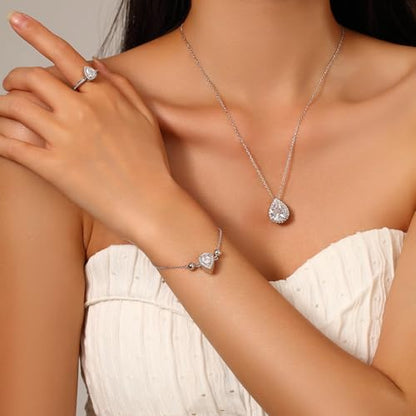 925 Sterling Silver Urn Bracelet for Ashes Women Cremation Jewelry | Memorial Keepsake Bracelet with Hidden Ashes Holder, Meaningful Remembrance Jewelry Gift for Loss of Loved One - style: Teardrop Urn Bracelet