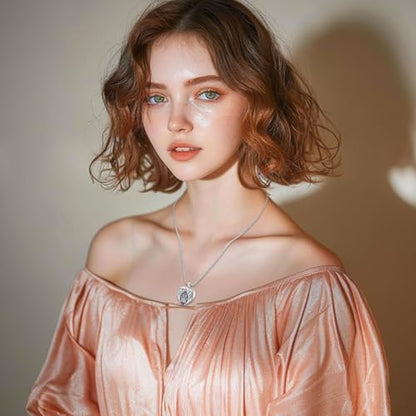 Eusense Cremation Jewelry for Ashes Urn Necklace to Put Ashes In 925 Sterling Silver Memorial Pendant Heart Urn Necklaces for Ashes Necklace for Women Men - style: E-Paw Print Urn Necklace