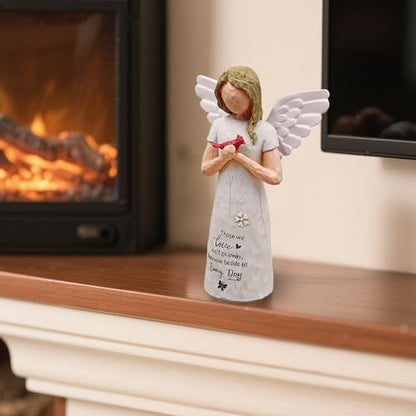 Cardinal Gifts, Sympathy Gifts for Loss of Loved One Figurines | Memorial Gifts, Bereavement Gifts, Grief Gift for Women, Cardinal Decor, Resin Hand-Painted Statue - style: Memorial gifts