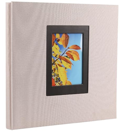 Linen Hardcover Photo Album 4x6 600 Photos,Fabric Large Photo Book,Beige - color: Beige, size: 600Photos