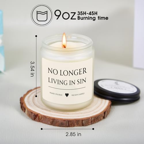 Wedding Gifts for Bride, 9 OZ Soy Wax Candle Bridal Shower Gifts - color: Wedding Gifts