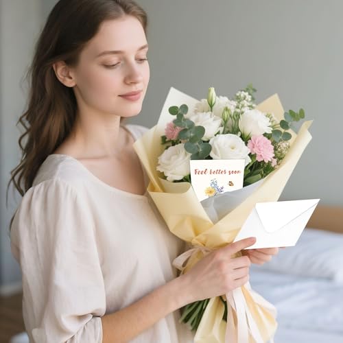 24 Pcs Christian Get Well Soon Cards - color: Get Well Soon