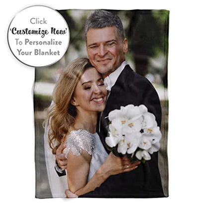 Ships Next Day, Custom Picture Blanket, USA Made (60x80 Sherpa) - color: 1picture, size: 60"x80" Sherpa