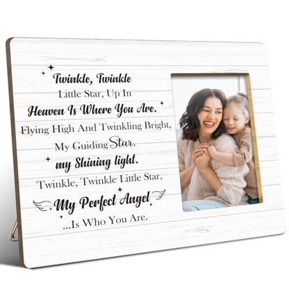 JANLAN Memorial Picture Frame for Loss of Baby,Miscarriage Gifts for Mothers,Angel Baby Memorial Sympathy Gift - style: Loss of Baby