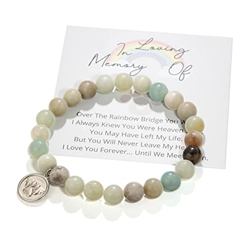 Rainbow Bridge Pet Memorial Gifts Loss of Pet Sympathy Gift Bracelet