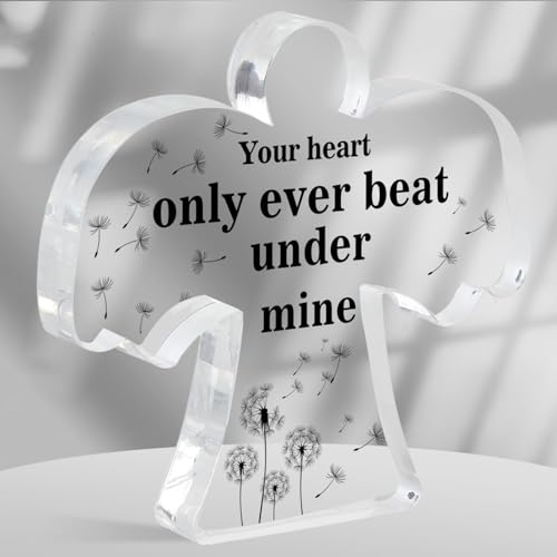 Remembrance Gifts with Sympathy, Condolence Angel Acrylic Desk Sign, Grieving Gift, Condolence Gifts, Sentimental Gifts, Memorial Bereavement Sympathy Gifts for Loss of Loved One - style: 001