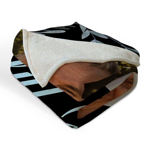 Custom Memorial Blanket with Photo, Loss of Sympathy Gifts for Loved One - color: Style-06