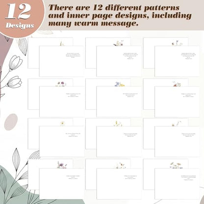Motiskyy 24 Pack Thinking of You Cards with Envelopes Jesus,Stylish Style - style: Posh