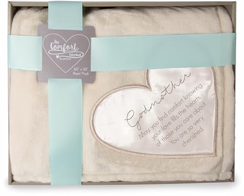 Pavilion Gift Company - Godmother Gift Soft Royal Plush Blanket 50x60 Inch - style: Godmother